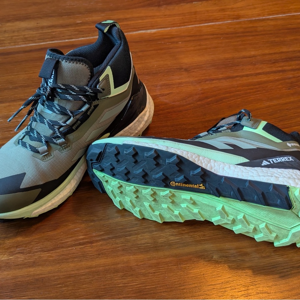 Adidas Terrex Trail Shoes - Black and Lime